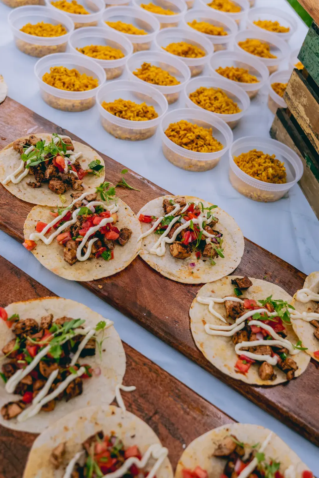 Cocktail Hour — Pit & Masa catering package